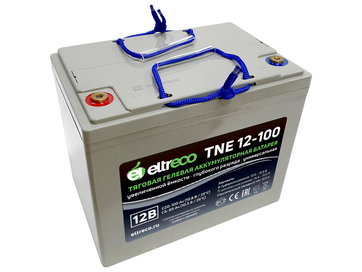 Тяговый аккумулятор Eltreco TNE12-100 (12V80A/H C3)