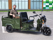 Электротрицикл Rutrike Вояж-П 1200 Трансформер 60V800W - Фото 18